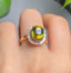 14K GOLD 4.43 CT NATURAL TOURMALINE & DIAMOND RING