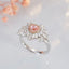 GIA CERTIFIED 14K GOLD 1.54 CTW NATURAL PINK DIAMOND & DIAMOND RING