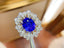 14K GOLD 8.02 CTW NATURAL TANZANITE & DIAMOND RING