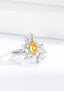 GIA CERTIFIED 14K GOLD 2.49 CTW NATURAL YELLOW DIAMOND & DIAMOND RING