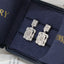 14K GOLD 1 CT NATURAL H DIAMOND EARRINGS