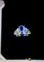 14K GOLD 1.78 CTW NATURAL SAPPHIRE & DIAMOND RING