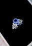 14K GOLD 1.78 CTW NATURAL SAPPHIRE & DIAMOND RING