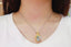 14K GOLD 7.67 CTW NATURAL AQUAMARINE & DIAMOND PENDANT