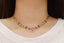 14K GOLD 1.2 CT NATURAL H DIAMOND NECKLACE