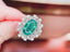 14K GOLD 4.78 CTW NATURAL PARAIBA TOURMALINE & DIAMOND RING/PENDANT