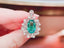 14K GOLD 4.78 CTW NATURAL PARAIBA TOURMALINE & DIAMOND RING/PENDANT