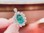 14K GOLD 4.78 CTW NATURAL PARAIBA TOURMALINE & DIAMOND RING/PENDANT