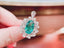 14K GOLD 4.78 CTW NATURAL PARAIBA TOURMALINE & DIAMOND RING/PENDANT