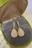 14K GOLD 0.5 CT NATURAL H DIAMOND EARRINGS