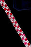 14K GOLD 16.2 CTW VIVID RED NATURAL RUBY & DIAMOND BRACELET