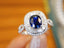 14K GOLD 1.53 CTW NATURAL SAPPHIRE & DIAMOND RING