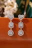 14K GOLD 1.4 CT NATURAL H DIAMOND EARRINGS