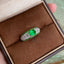 14K GOLD 1.20 CTW NATURAL EMERALD & DIAMOND RING