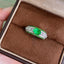 14K GOLD 1.20 CTW NATURAL EMERALD & DIAMOND RING