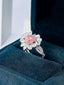 GIA CERTIFIED 14K GOLD 3.31 CTW NATURAL PINK DIAMOND & DIAMOND RING