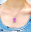 14K GOLD 11.2 CT NATURAL KUNZITE PENDANT