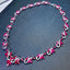 14K GOLD 21.59 CTW NATURAL RUBY & DIAMOND NECKLACE