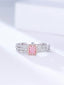 14K GOLD 0.71 CTW NATURAL PINK DIAMOND & DIAMOND RING