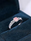 14K GOLD 0.71 CTW NATURAL PINK DIAMOND & DIAMOND RING