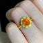 14K GOLD 2.6 CT NATURAL SPESSARTINE & DIAMOND RING