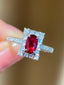 14K GOLD 1.27 CTW NATURAL RUBY & DIAMOND RING