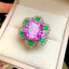 14K GOLD 20.5 CT NATURAL KUNZITE RING