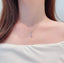 14K GOLD 0.30 CTW NATURAL PINK DIAMOND & DIAMOND NECKLACE