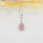 14K GOLD 0.30 CTW NATURAL PINK DIAMOND & DIAMOND NECKLACE