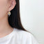 14K GOLD 2.51 CTW NATURAL YELLOW DIAMOND & DIAMOND EARRINGS