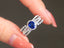 14K GOLD 1.58 CTW NATURAL SAPPHIRE & DIAMOND RING