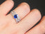 14K GOLD 1.58 CTW NATURAL SAPPHIRE & DIAMOND RING