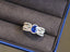 14K GOLD 1.58 CTW NATURAL SAPPHIRE & DIAMOND RING