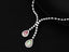 GIA CERTIFIED 14K GOLD 1.72 CTW NATURAL GREEN DIAMOND & PINK DIAMOND NECKLACE