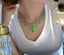 14K GOLD 17.8 CT VIVID GREEN NATURAL EMERALD NECKLACE