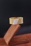 14K GOLD 0.4 CT NATURAL H DIAMOND RING