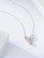 14K GOLD 0.20 CTW NATURAL PINK DIAMOND & DIAMOND NECKLACE