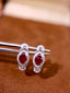 14K GOLD 1.16 CTW VIVID RED NATURAL RUBY & DIAMOND EARRINGS