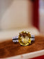 14K GOLD 3.57 CTW NATURAL TOURMALINE & DIAMOND RING