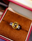 14K GOLD 3.57 CTW NATURAL TOURMALINE & DIAMOND RING