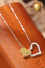 14K GOLD 0.4 CT NATURAL COLOR DIAMOND NECKLACE