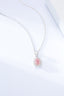 14K GOLD 0.77 CTW NATURAL PINK DIAMOND & DIAMOND NECKLACE