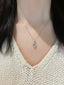 14K GOLD 0.77 CTW NATURAL PINK DIAMOND & DIAMOND NECKLACE