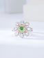 GIA CERTIFIED 14K GOLD 2.35 CTW NATURAL GREEN DIAMOND & DIAMOND RING/PENDANT