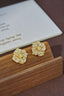 14K GOLD 1.2 CT NATURAL H DIAMOND EARRINGS