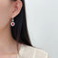 14K GOLD 3.44 CTW VIVID RED NATURAL RUBY & DIAMOND EARRINGS