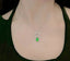 14K GOLD 2.06 CTW VIVID GREEN NATURAL EMERALD & DIAMOND PENDANT