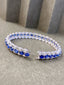 14K GOLD 18.25 CTW NATURAL SAPPHIRE & DIAMOND BRACELET