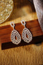 14K GOLD 1.2 CT NATURAL H DIAMOND EARRINGS