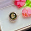 14K GOLD 8.39 CT NATURAL TOURMALINE & DIAMOND RING